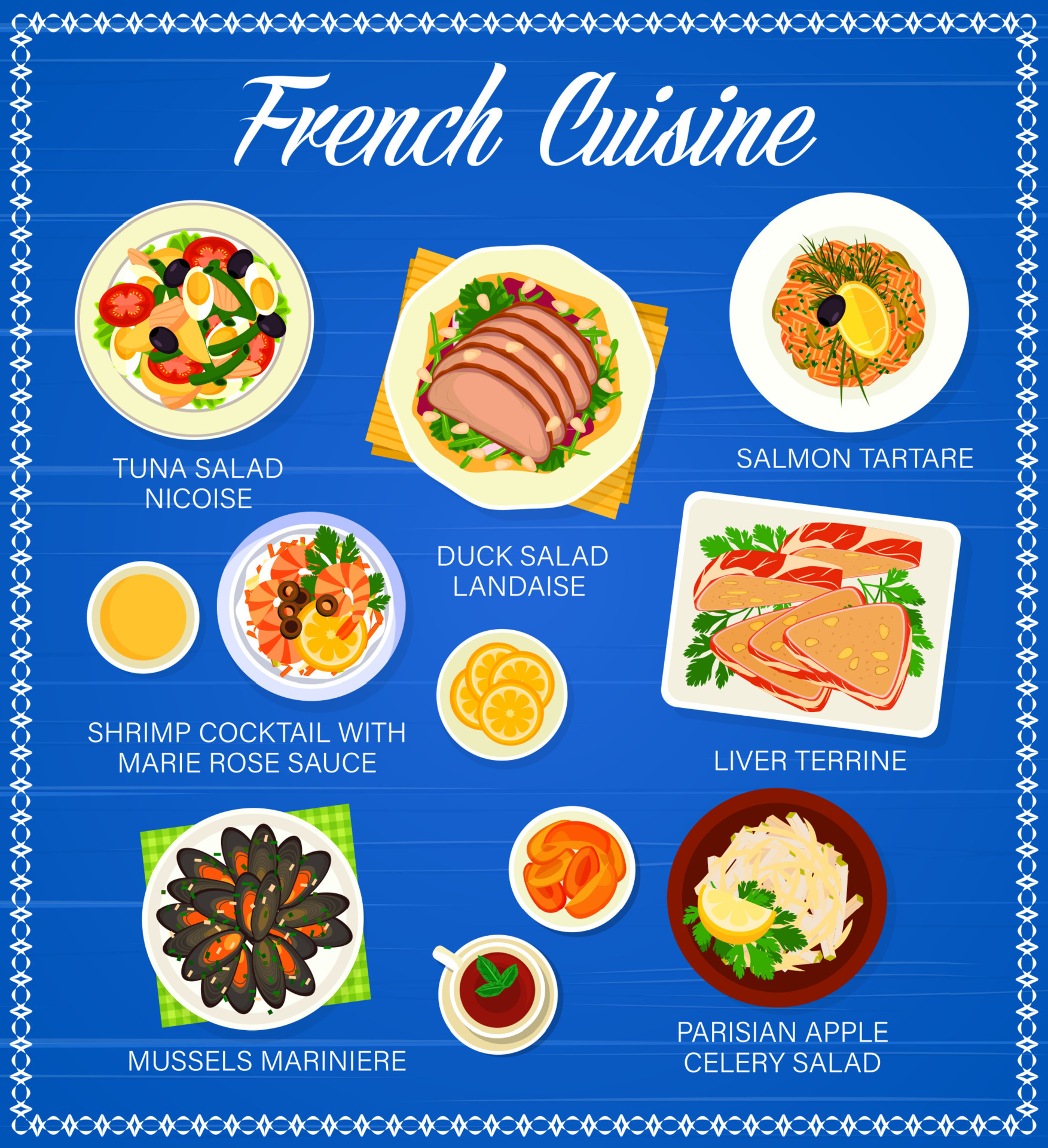 French Cuisine Menu Vector France Food Meals 22746686 Vector Art At french-cuisine-menu-vector-france-food-meals-22746686-vector-art-at