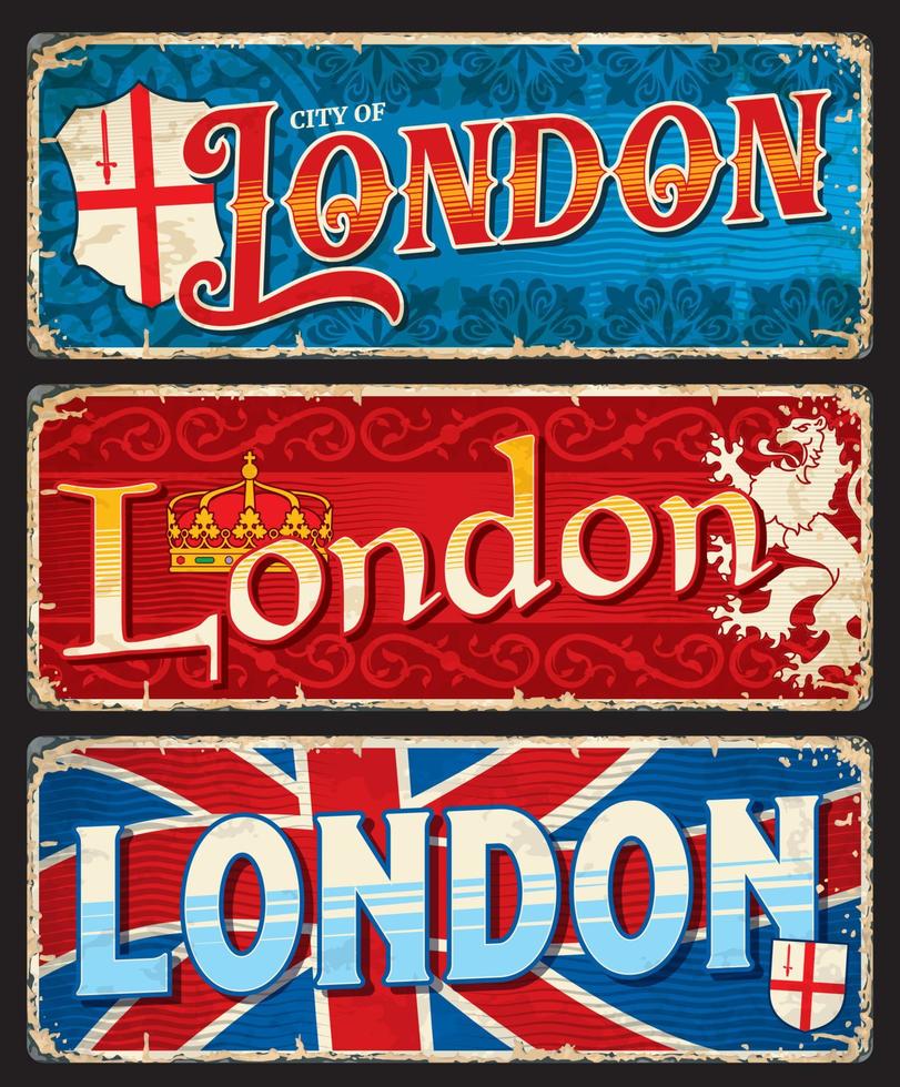 London travel stickers, Great Britain and England vector