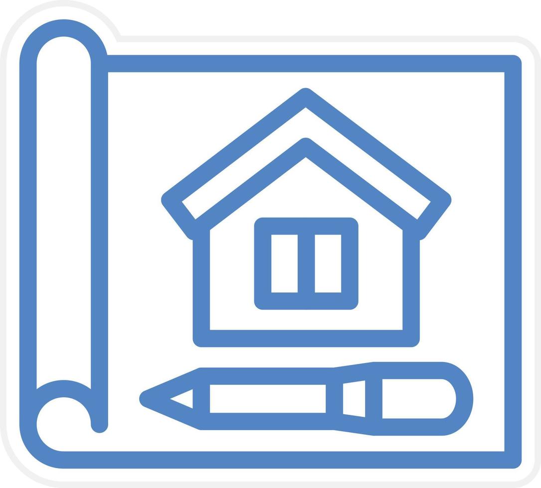 Blueprint Vector Icon Style