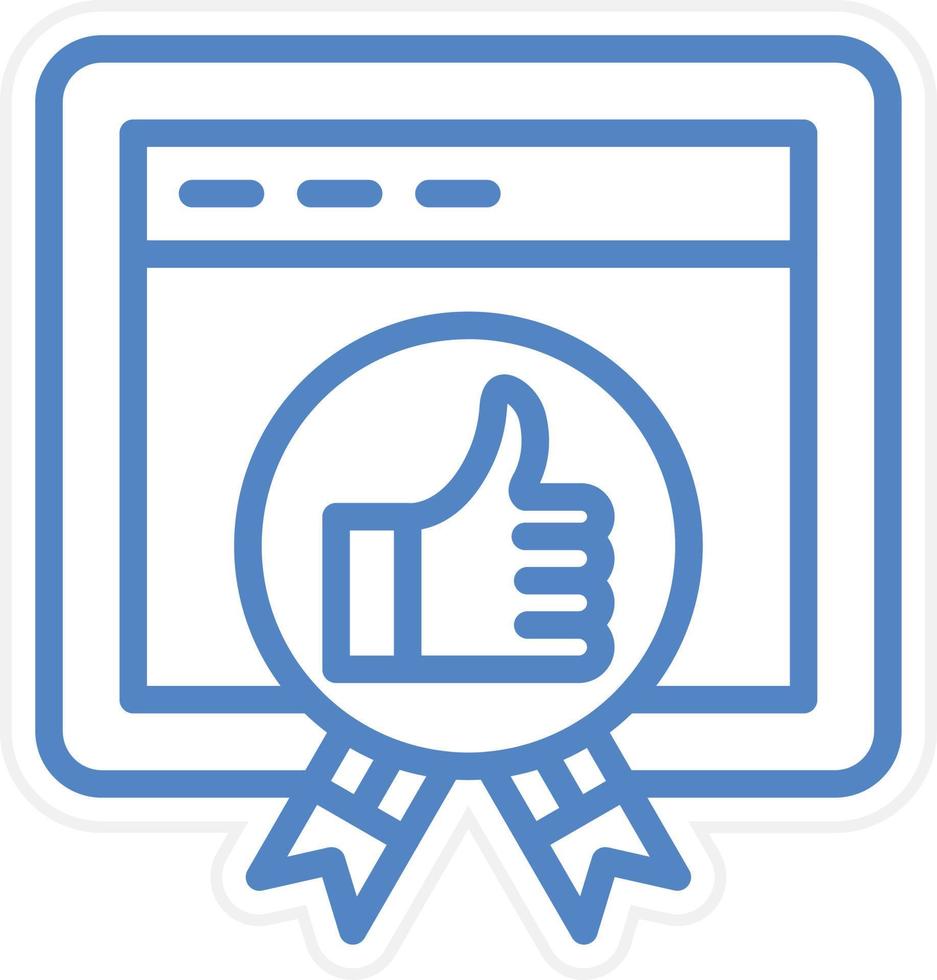 Page Quality Vector Icon Style