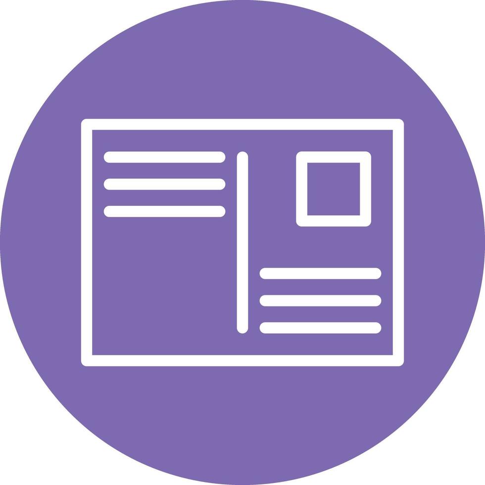 Postcard Vector Icon Design
