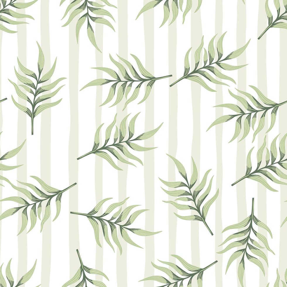 helecho hoja fondo de pantalla. resumen exótico planta sin costura modelo. tropical palma hojas modelo. botánico textura. vector