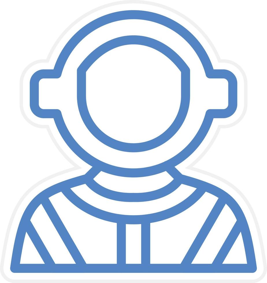 Astronaut Vector Icon Style