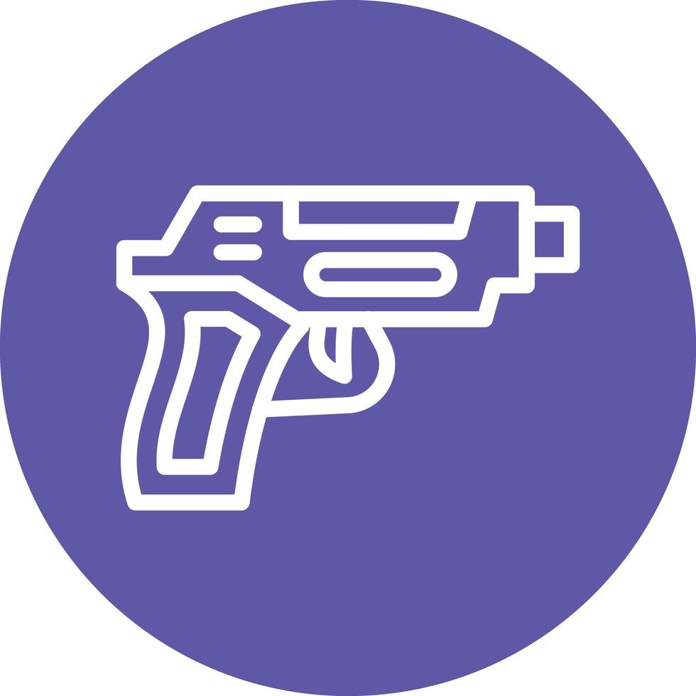 Gun Vector Icon Design