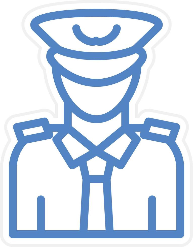 Captain Vector Icon Style