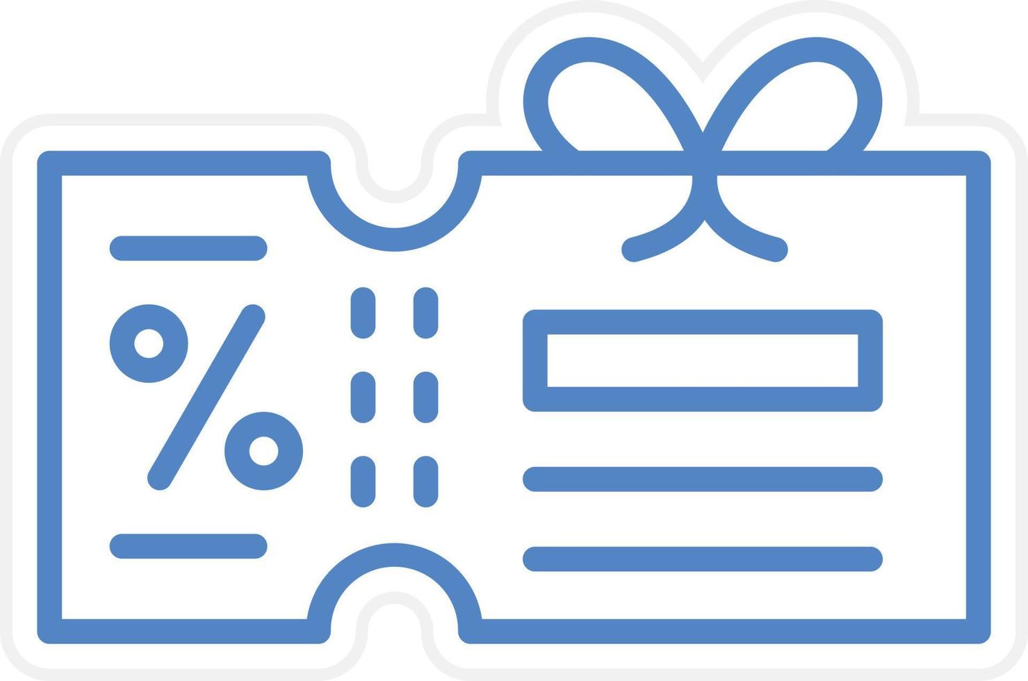 Voucher Vector Icon Style