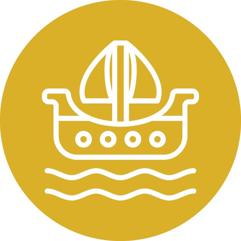 Yachting Vector Icon Design