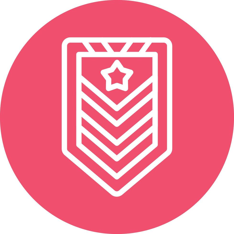 Army Chevron Vector Icon Design