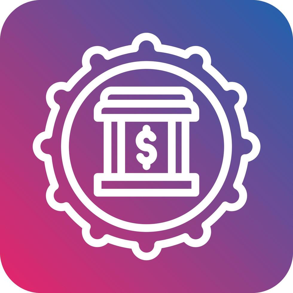 Banking System Vector Icon Design