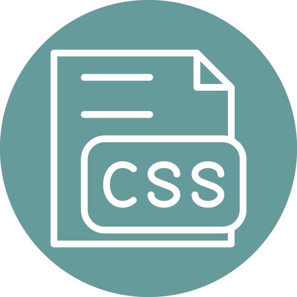 CSS File Vector Icon Design