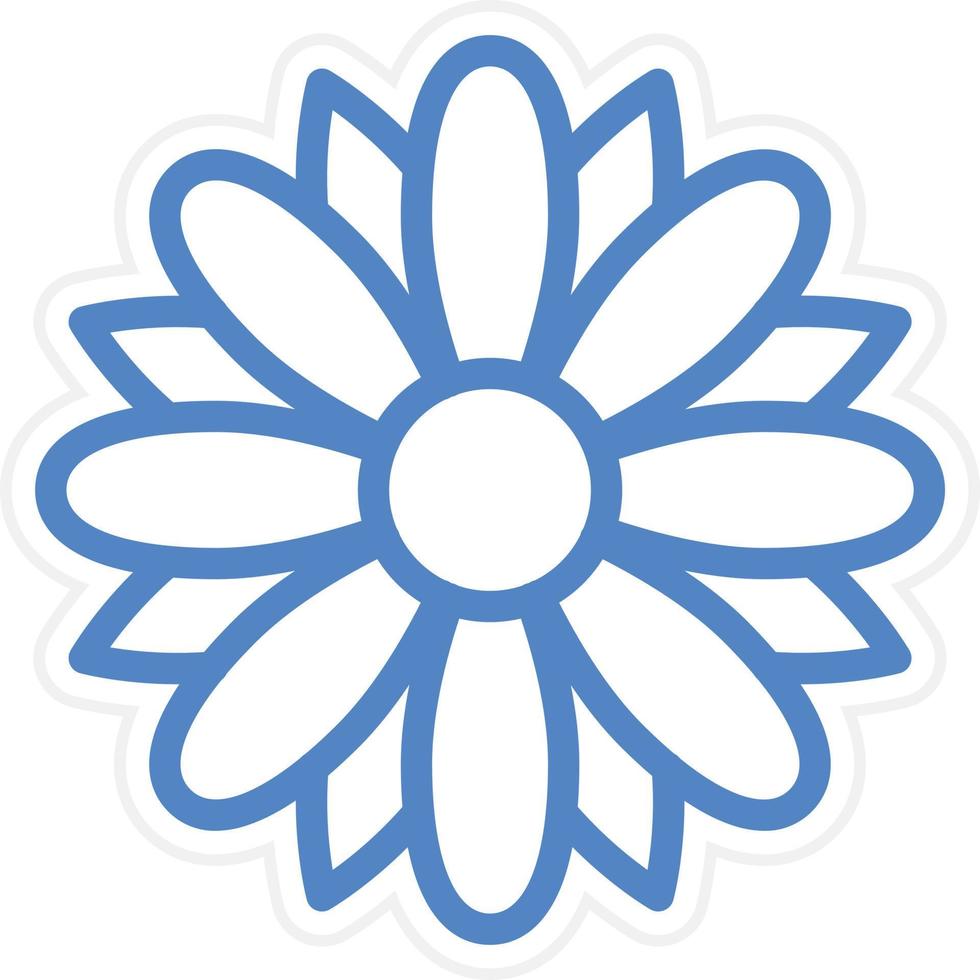 Flower Vector Icon Style