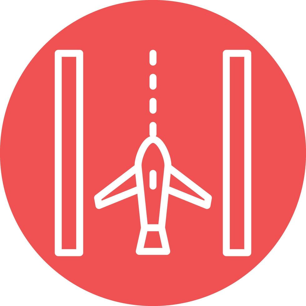 Runway Vector Icon Design