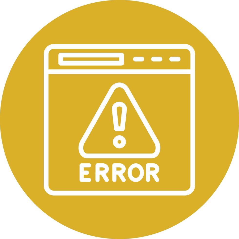 Error Vector Icon Design