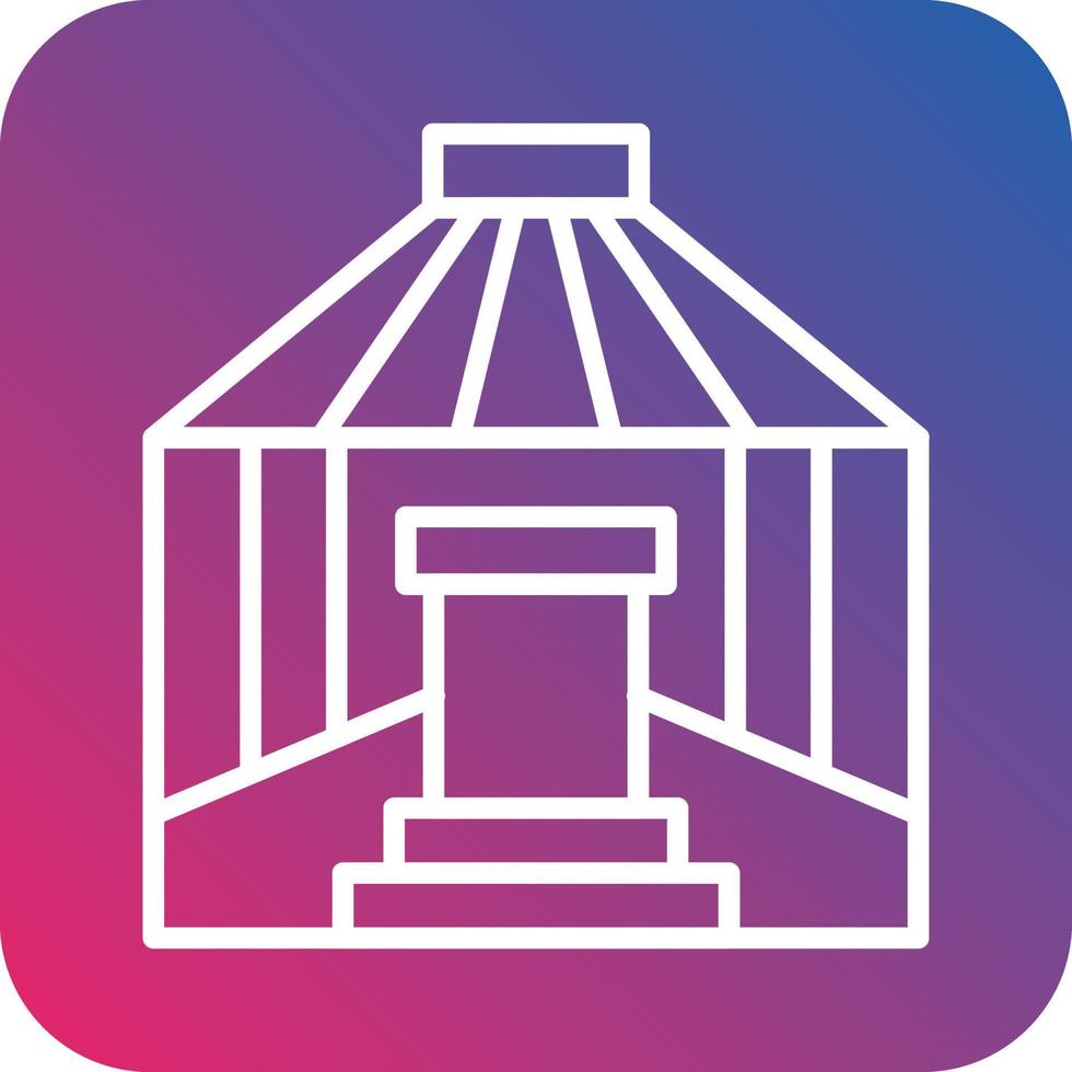 Yurt Vector Icon Design