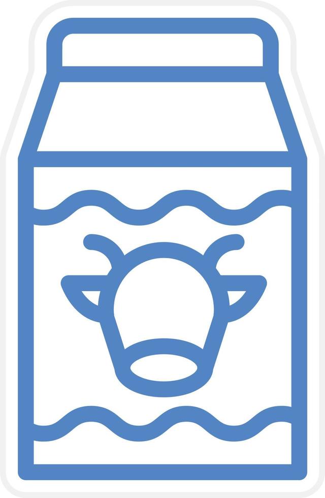 Milk Vector Icon Style