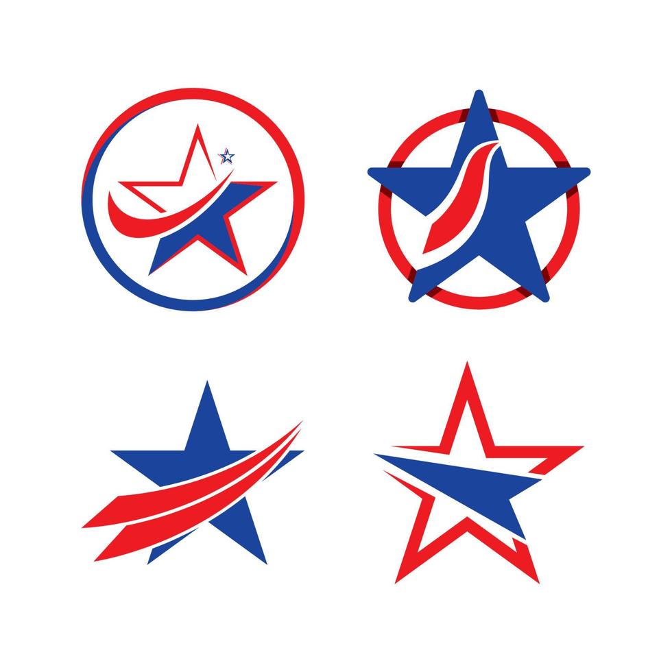 Star icon template vector