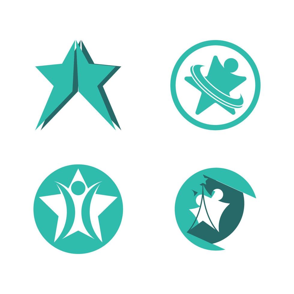 Star icon template vector