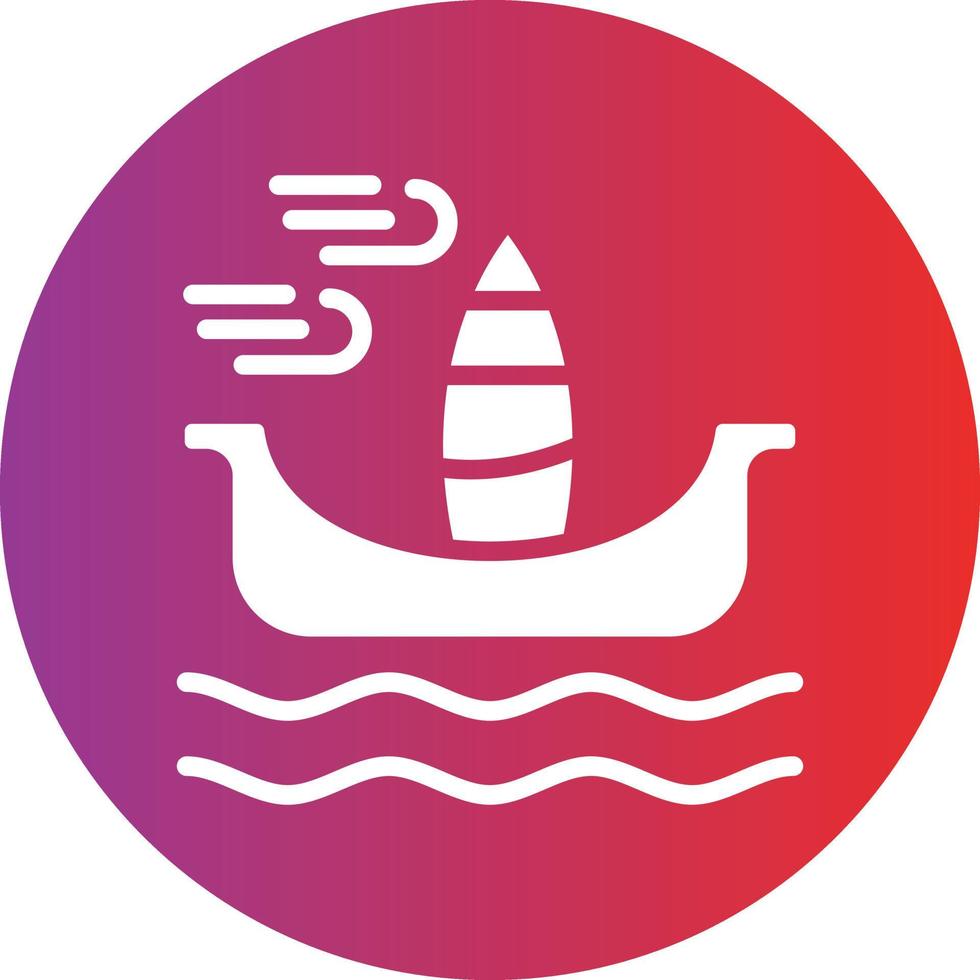 Windsurf Vector Icon Design