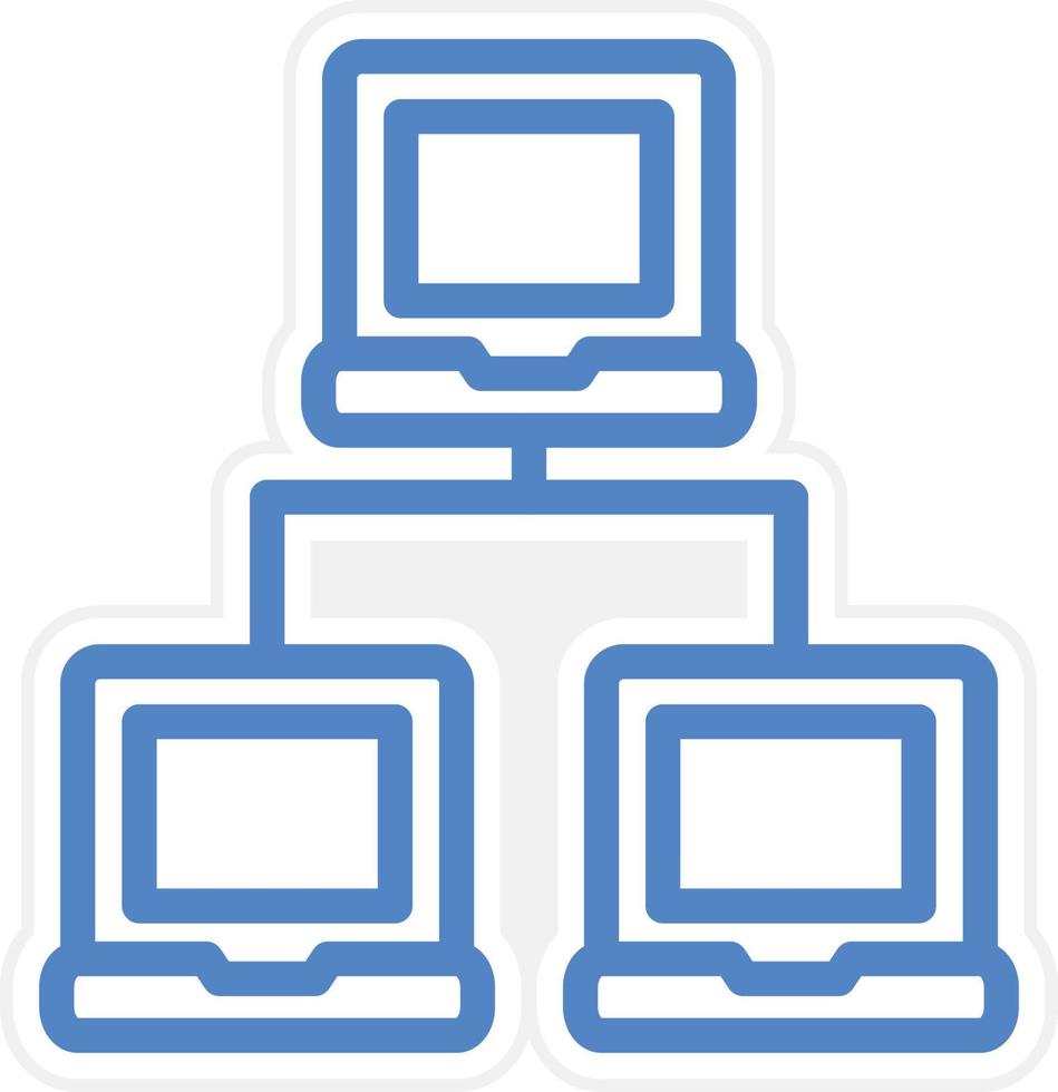 Network Vector Icon Style