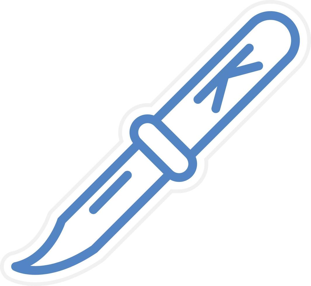 Knife Vector Icon Style