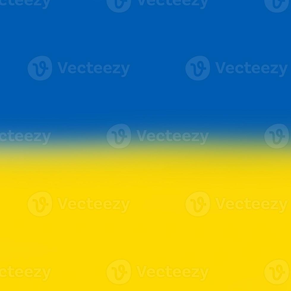 square background with painted flag of Ukraine photo
