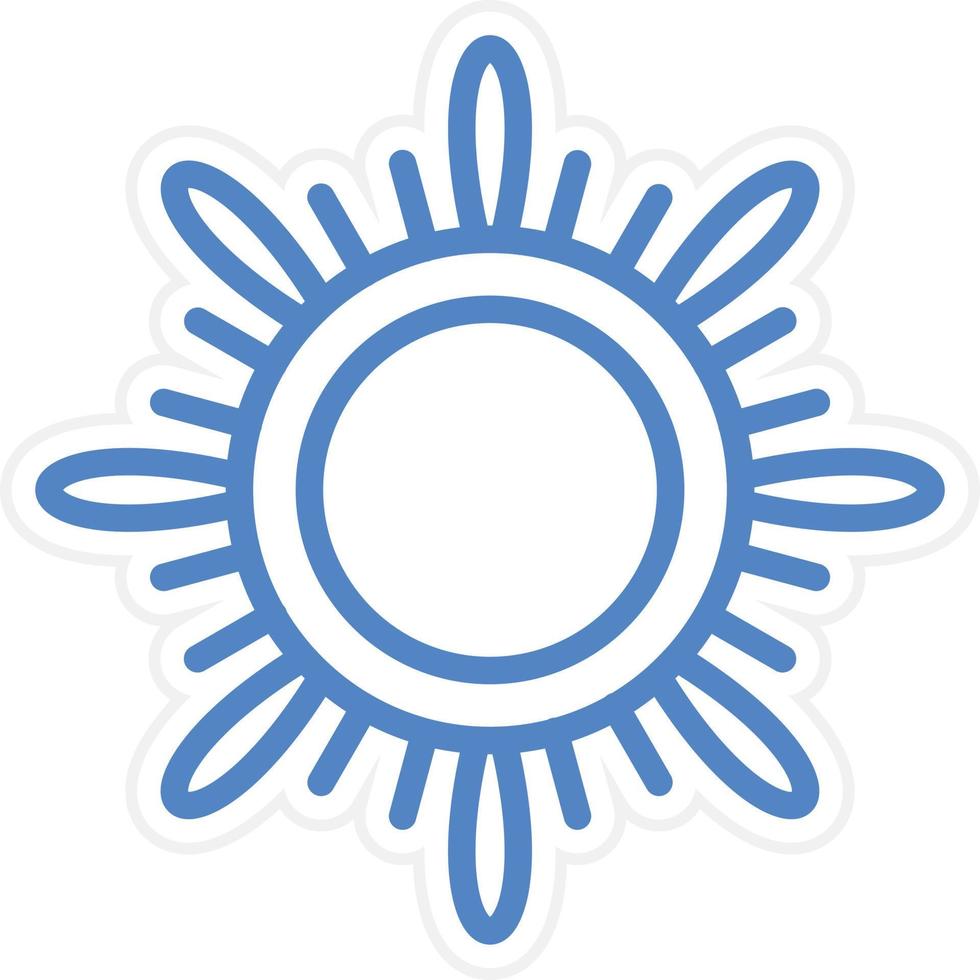 Sun Vector Icon Style