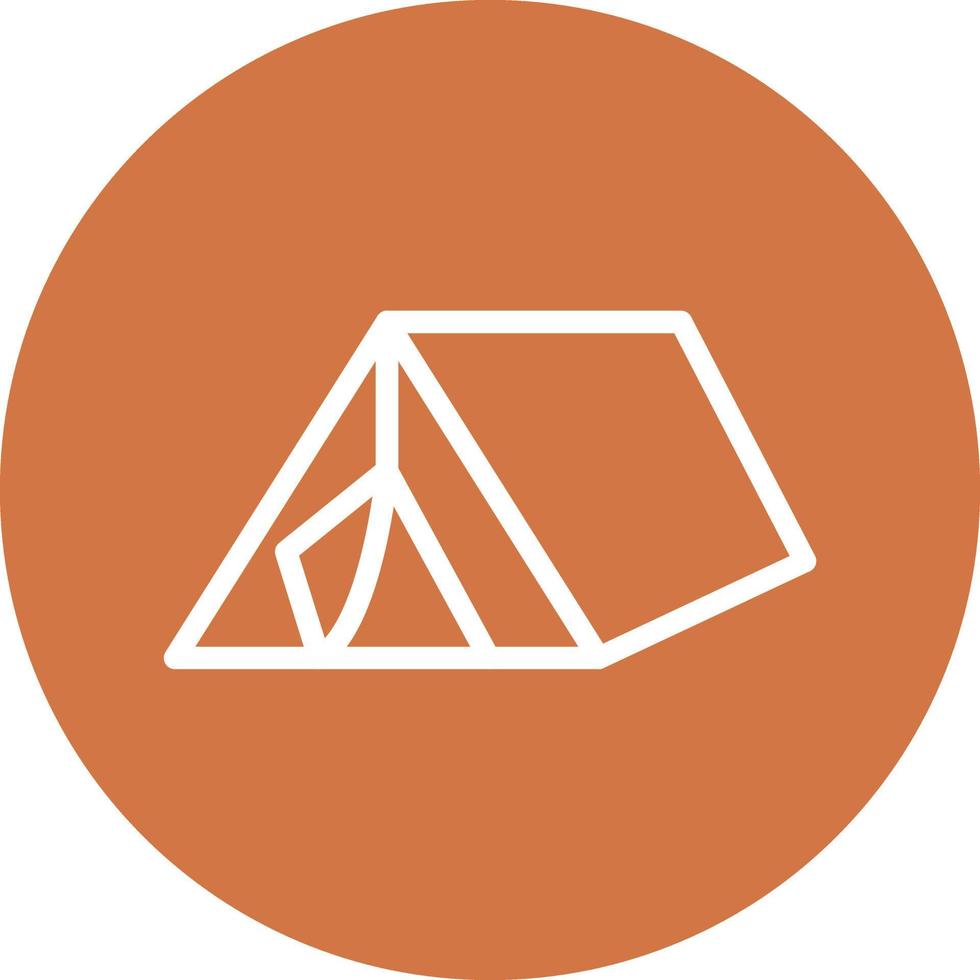 Refugee Camp Vector Icon Design