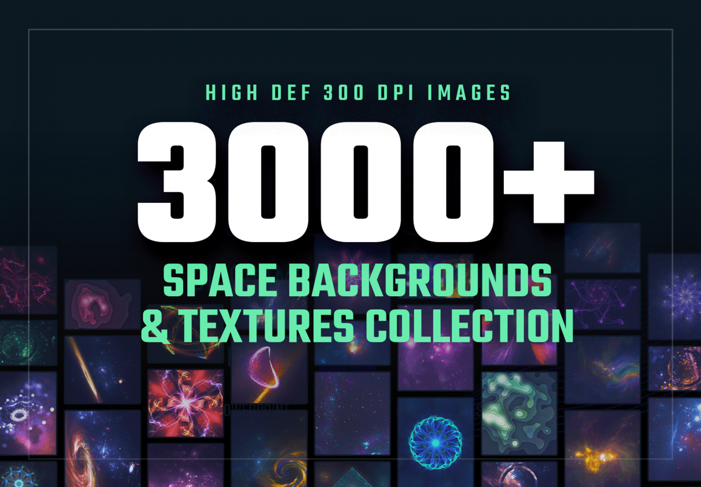 3000+ Space Backgrounds and Textures Collection – Vol.1 bundle
