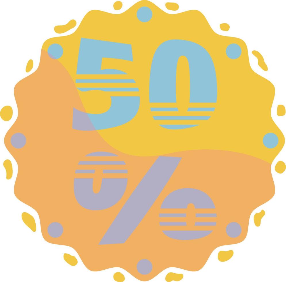Circle Sun Light Special Sale Style vector