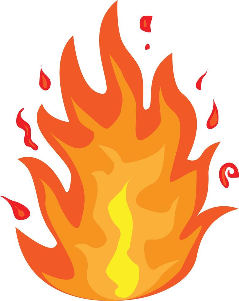 Fire flame art vector