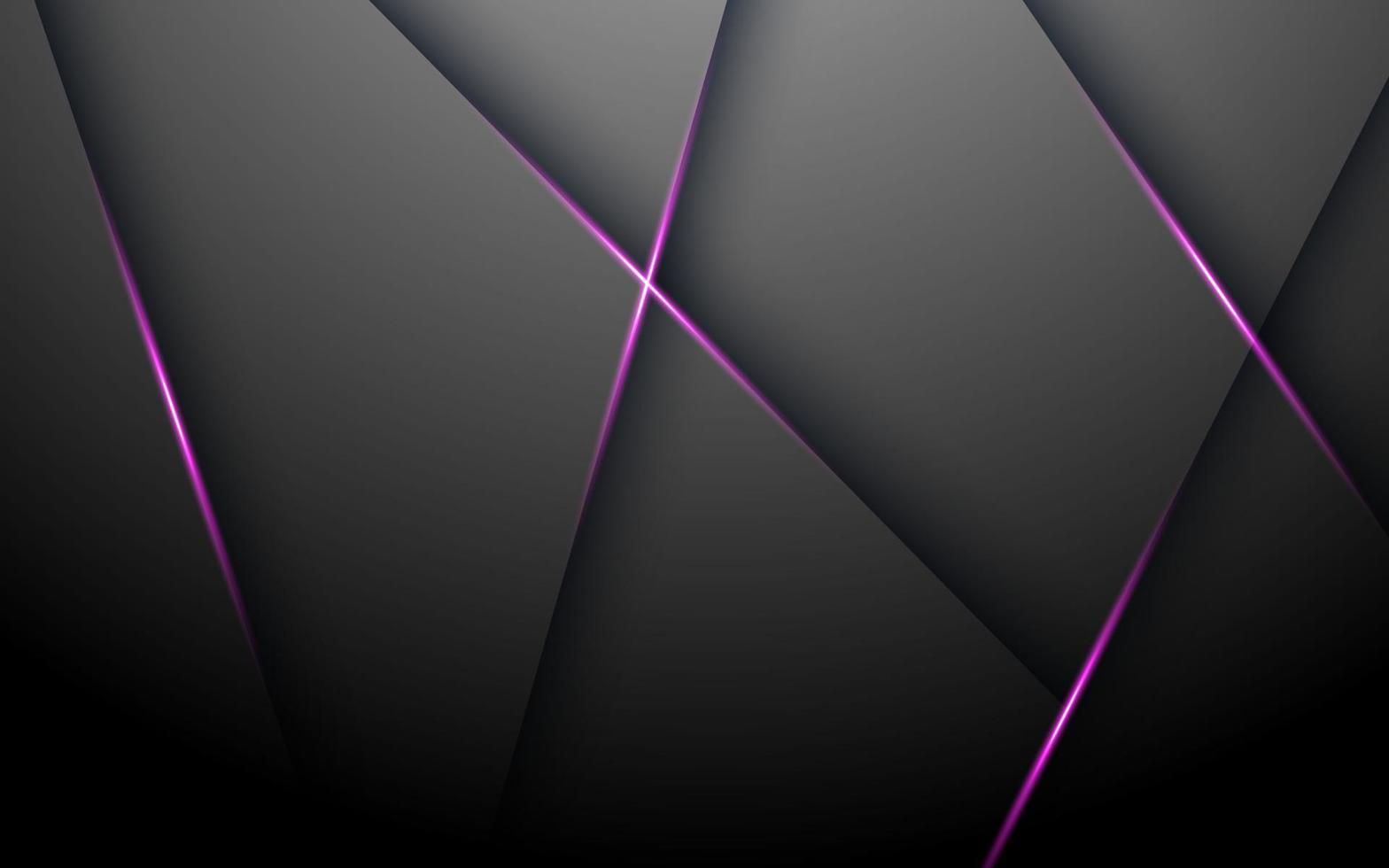 Vector abstract dark grey with pink light line and text on blank space for text design modern luxury futuristic background vector illustration