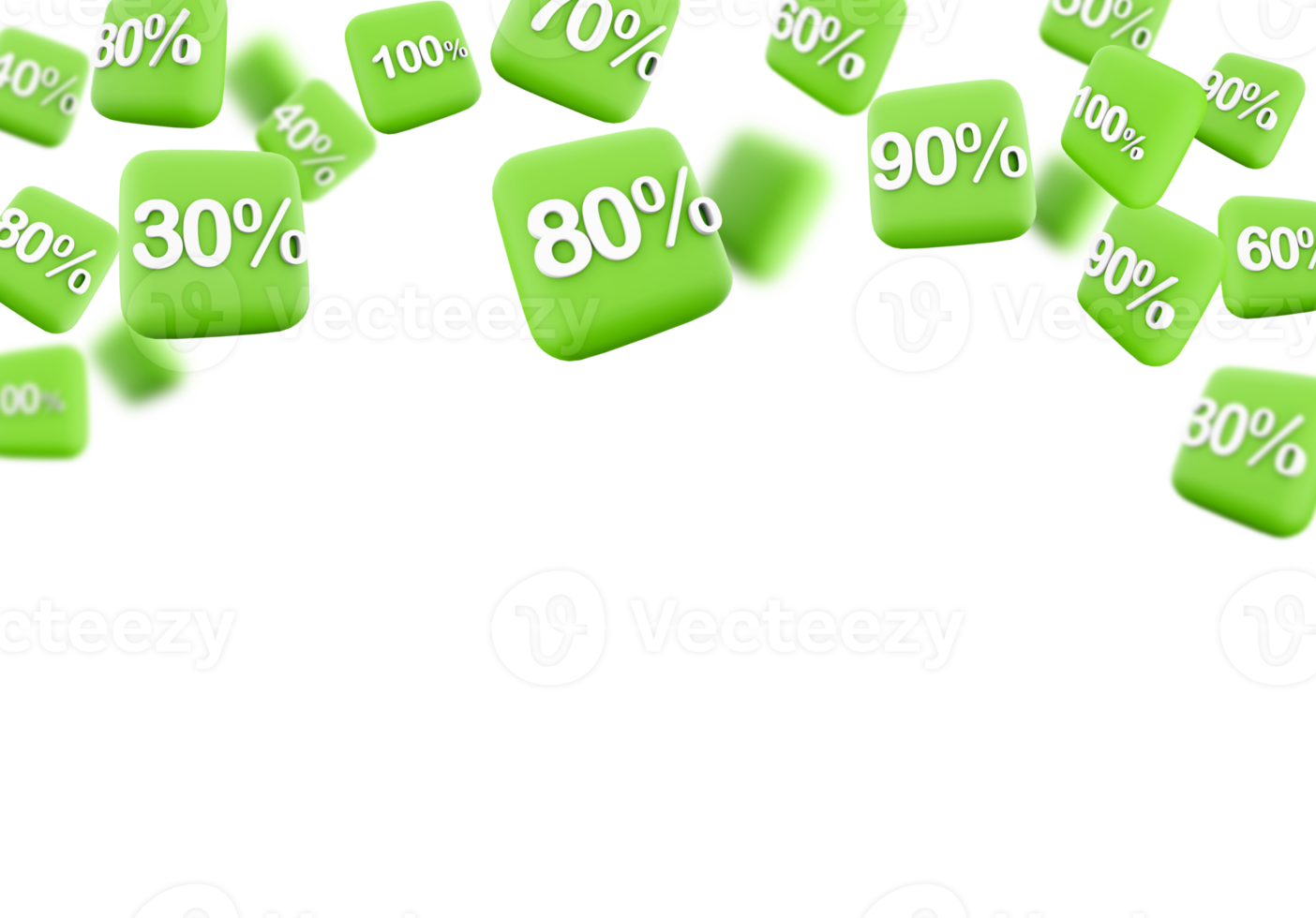 3d rendering 7 day left different positions icon set. 3d render seven days to go icon set. png