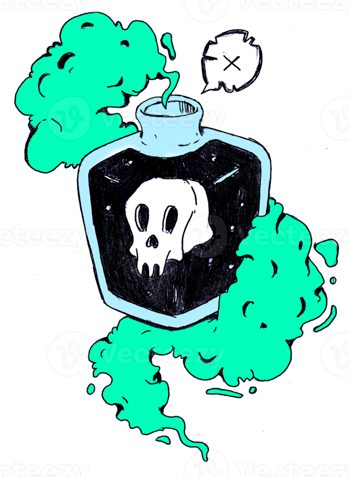 poison bouteille illustration png