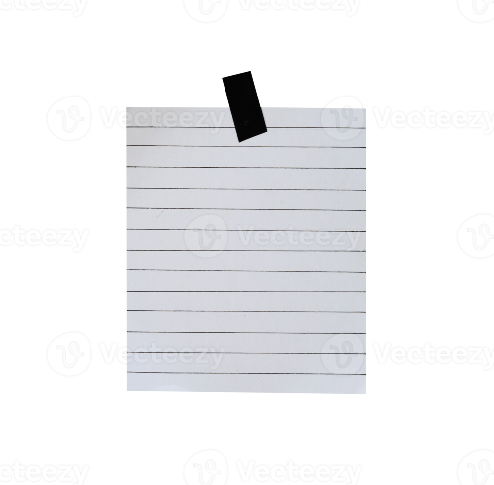 Empty stripe paper note for mockups png
