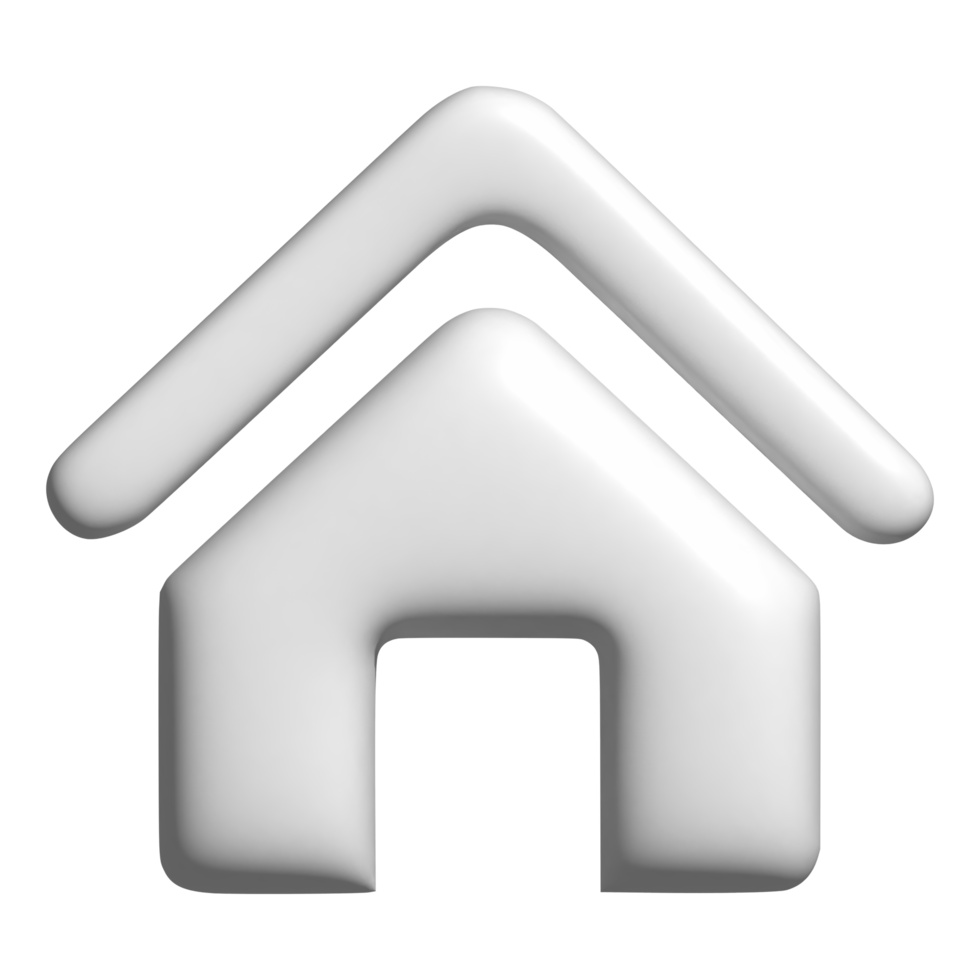 icône de la maison 3d png