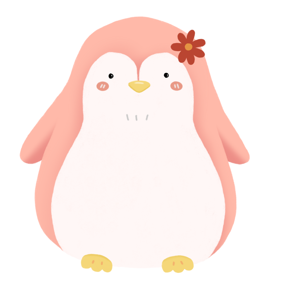 Cute little penguin character png