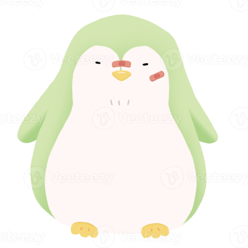 Cute little penguin character png