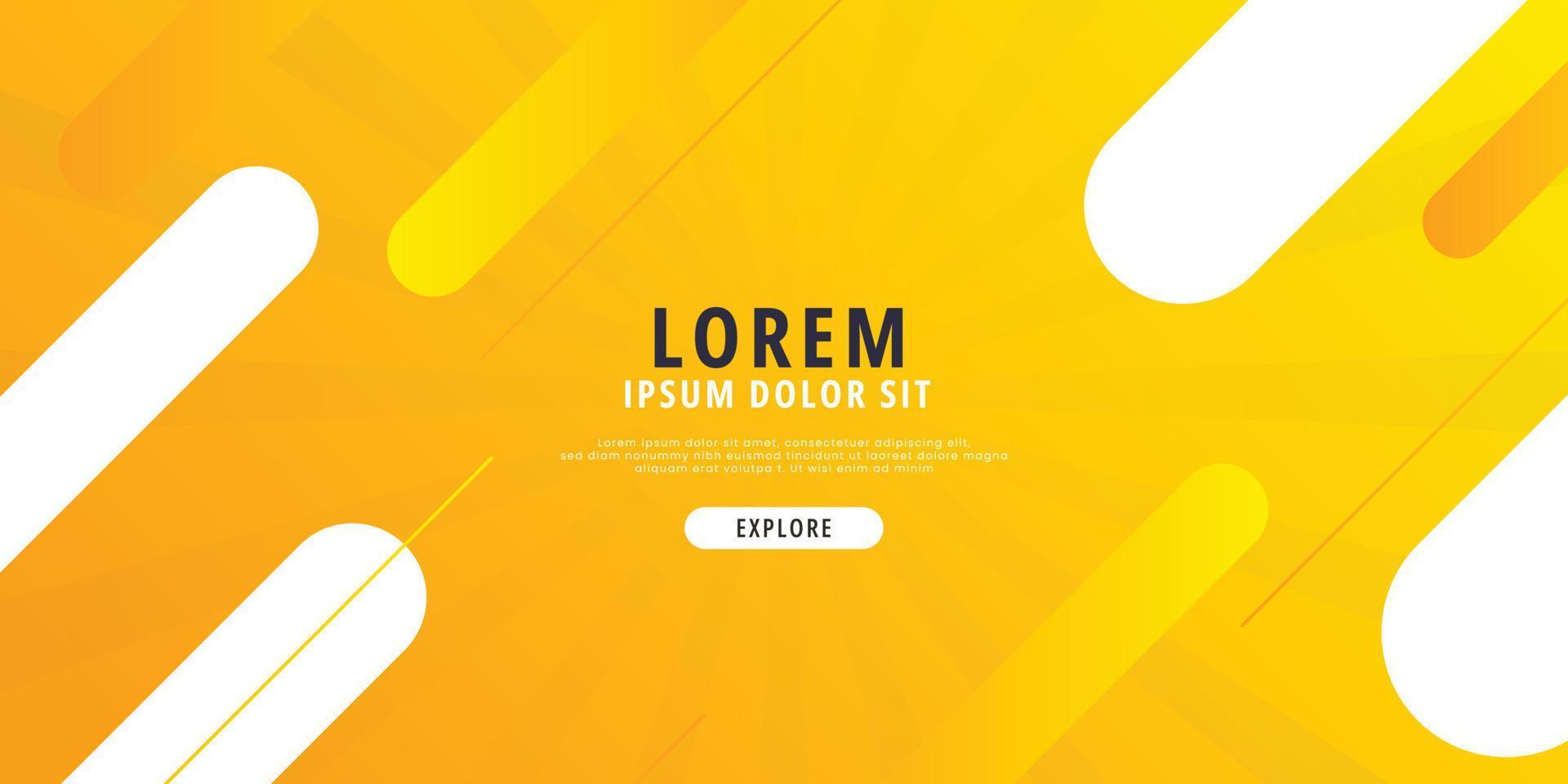 Vector modern yellow gradient trendy new abstract background design