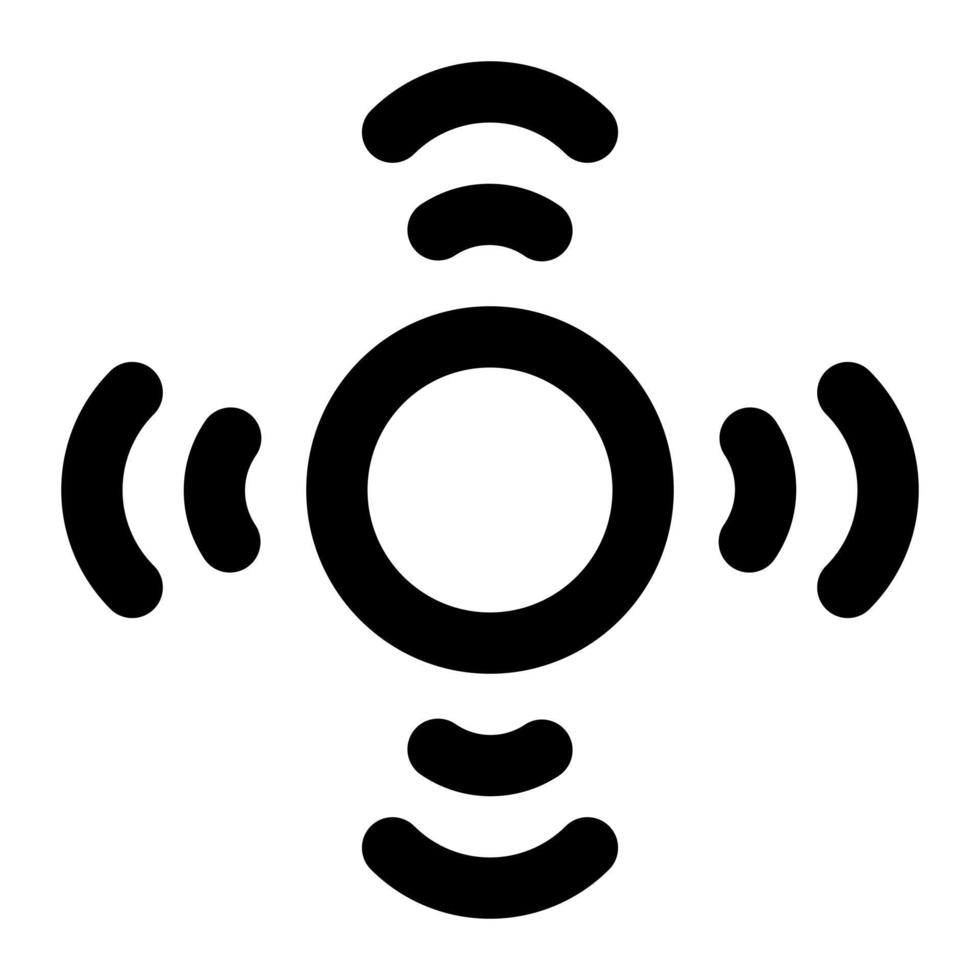 hotspot of network connection Out of the box outline icon style vector