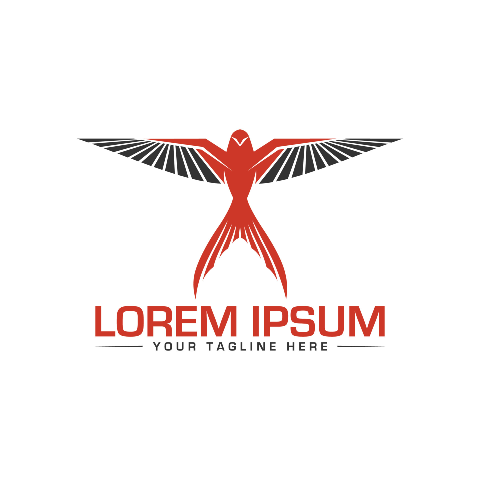 Modern and Unique Bird and Wing logo design 22751088 Vector Art at Vecteezy