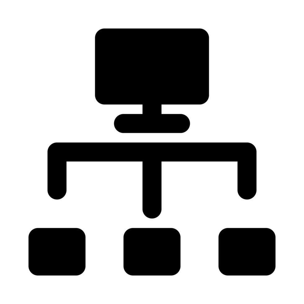 server connection of ramadan month solid icon set vector