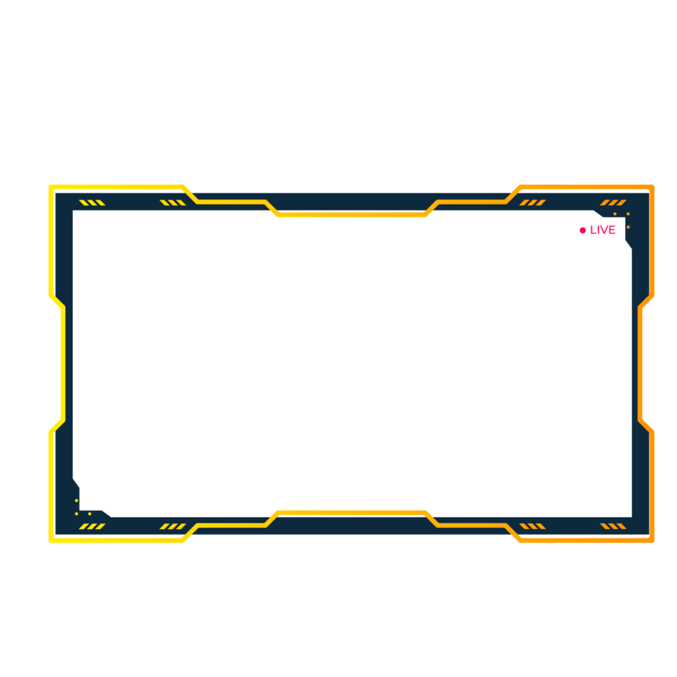 Online gaming screen panel and border design for gamers 22751325 PNG