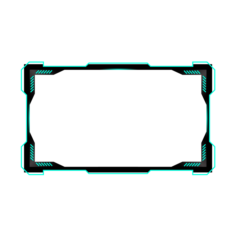 Online gaming screen panel and border design for gamers png