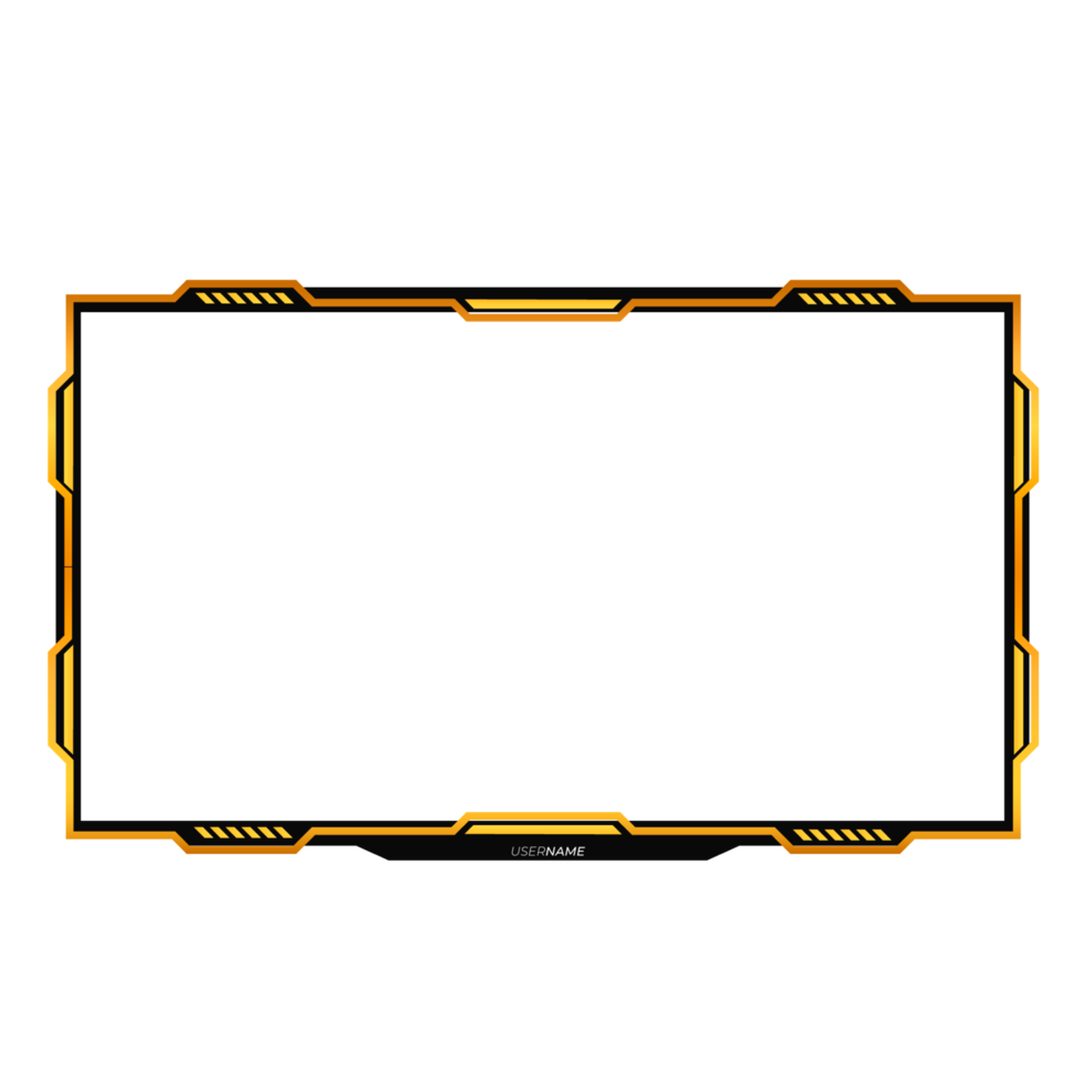 Online gaming screen panel and border design for gamers png