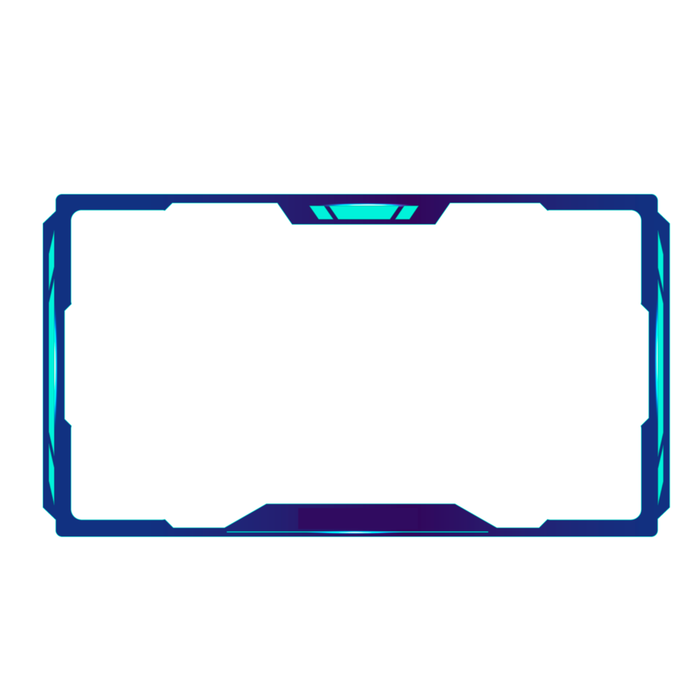 Online gaming screen panel and border design for gamers png