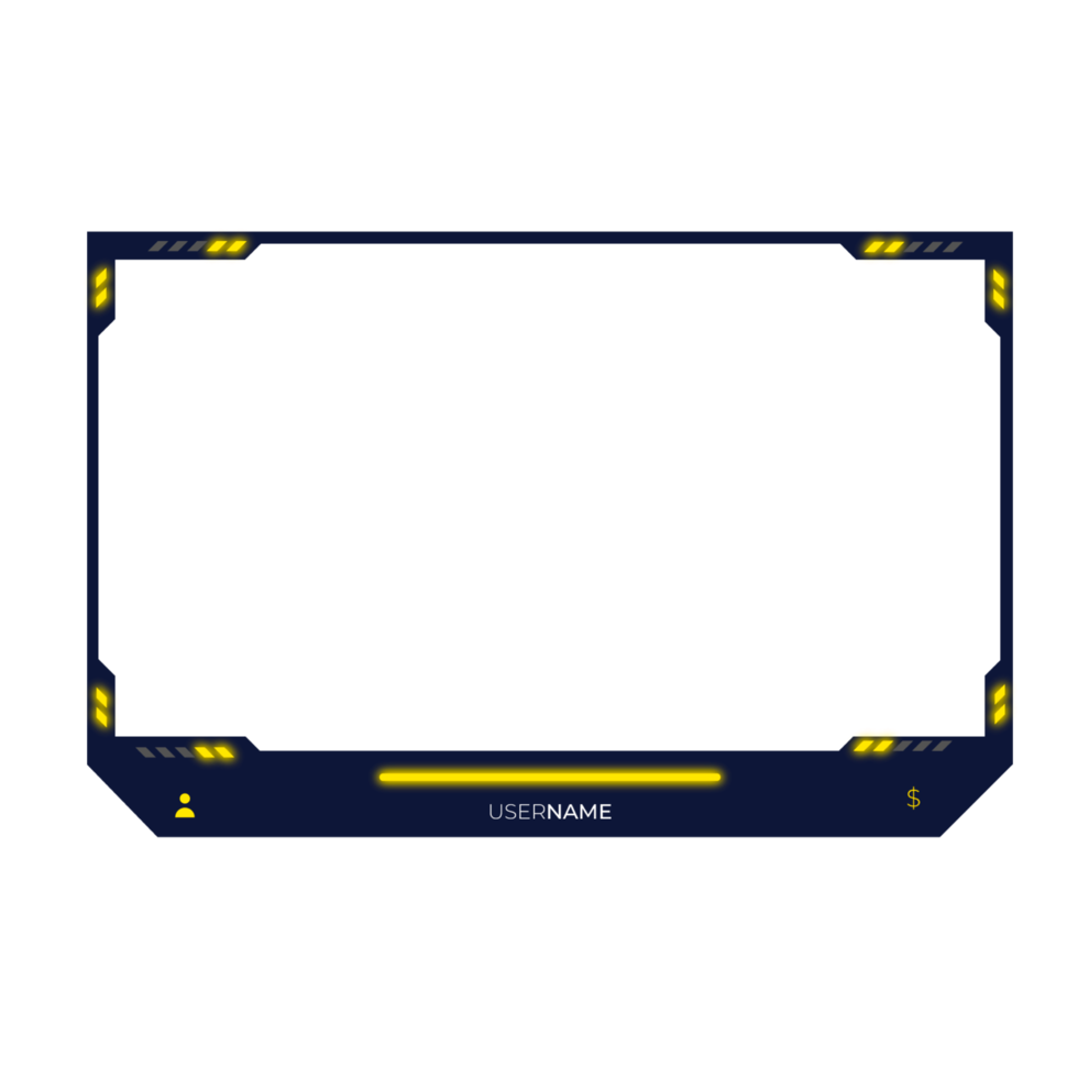 en línea juego de azar pantalla panel y frontera diseño para jugadores png