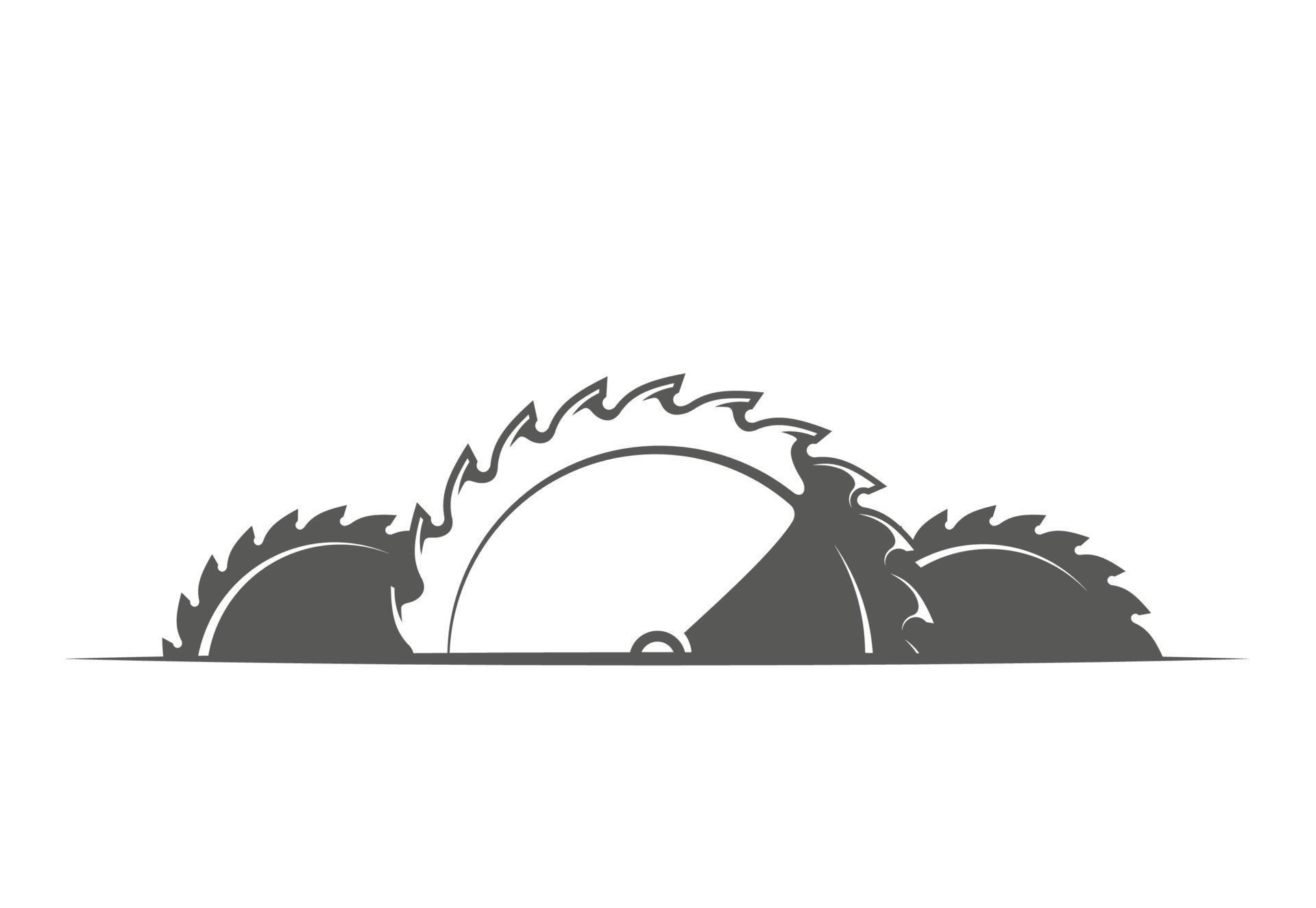 Saw blades isolated on white background 22751400 Vector Art at Vecteezy