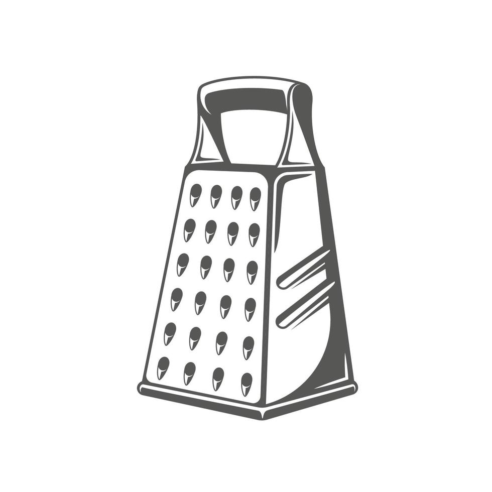 Grater isolated on white background vector