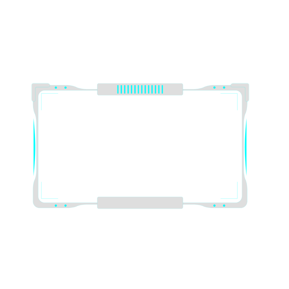 Online gaming screen panel and border design for gamers png