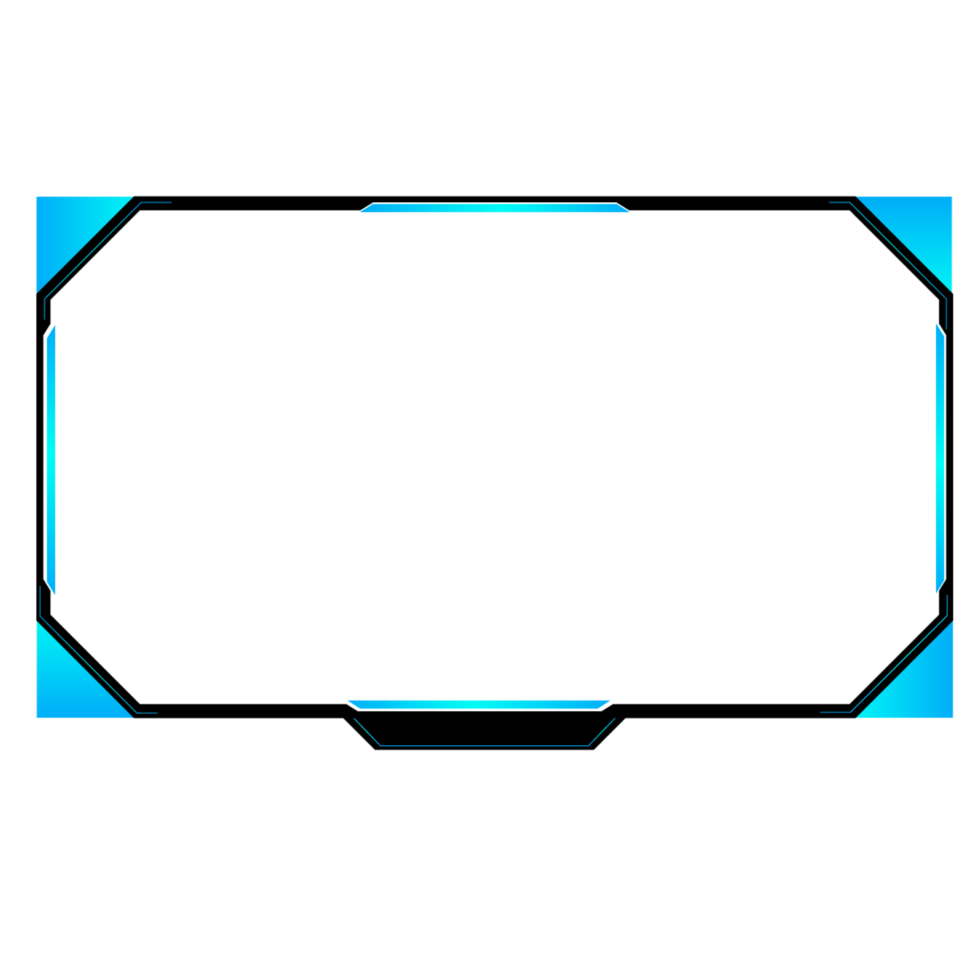 Online gaming screen panel and border design for gamers png